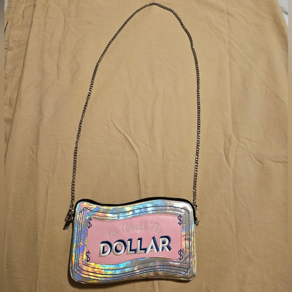 Skinnydip London "I'm Worth The Dollar" Crossbody Bag - Picture 2 of 16